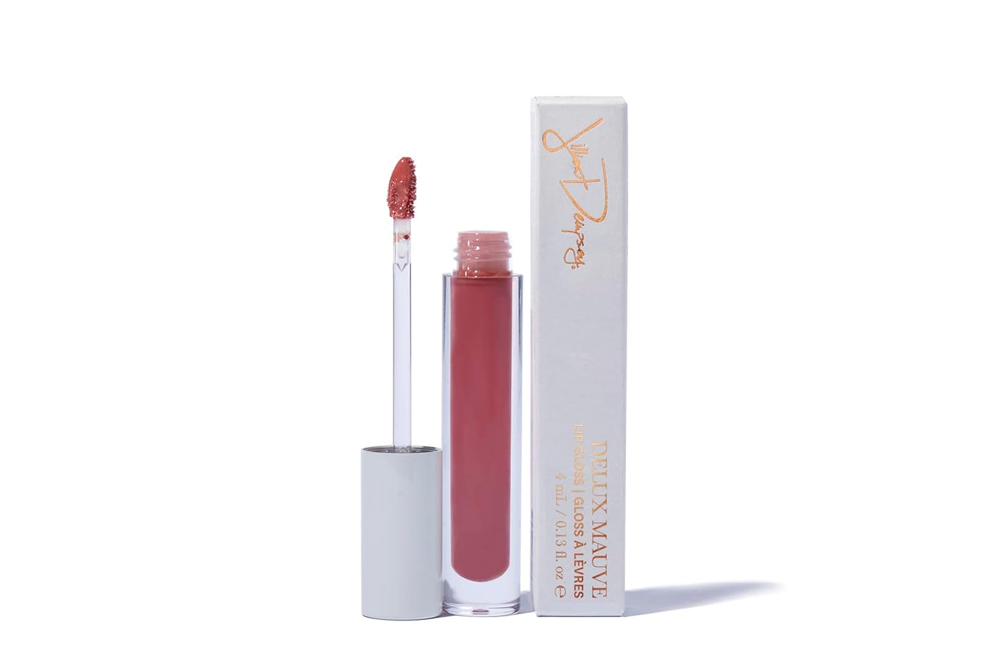 Jillian Dempsey Lip Gloss: Enhance, Hydrate & Smooth Lips with Firming & Plumping Benefits, Vegan, 12ml | Delux Mauve