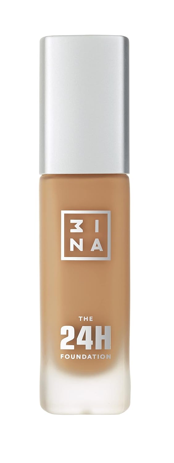 3INA The 24H Foundation 630-24H Long-Wearing Formula - Medium To High Buildable Coverage - Smooth Matte Finish - Expanded Shade Selection - Waterproof, Cruelty Free, Vegan Makeup - 1.01 Oz