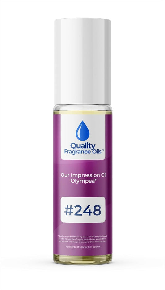 Quality Fragrance Oils' Olymp. for Women Impression #248 | Long-Lasting Perfume Oil, Alcohol-Free, Strong Scent, 10ml Roll-On | Affordable Alternative to Designer Fragrances