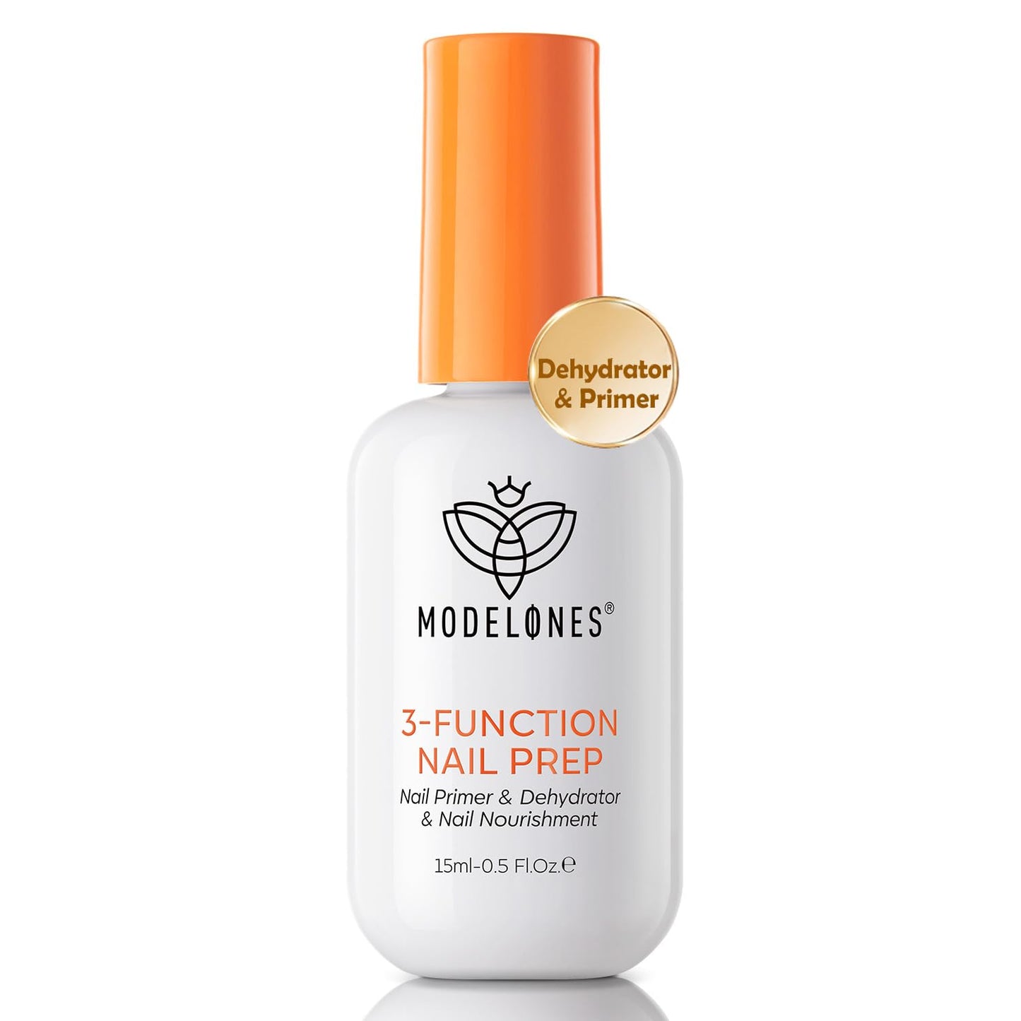 modelones Nail Dehydrator and Primer, 3-in-One HEMA-Free Nourishing Prep for Acrylic & Gel Nails, Manicure Tables Supports Growth