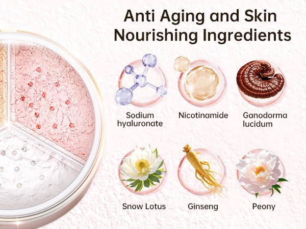 CATKIN Loose Setting Powder - Translucent Matte Finishing Powder, 3 Colors Even Skin Tone, Oil Control Makeup Pore Minimizing Powder with Velour Puff (0.42oz, C02 Matte for Oily Skin)