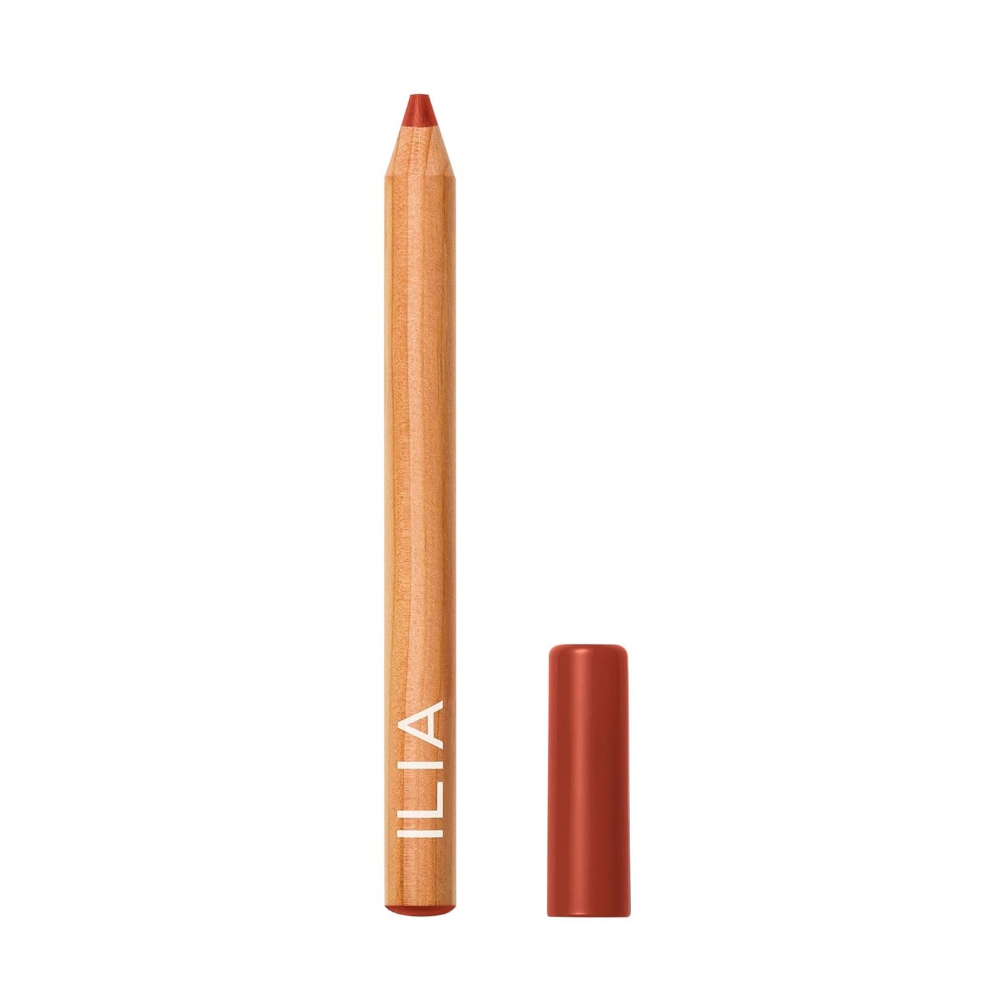 ILIA - Lip Sketch Hydrating Crayon | Hydrate, Plump, Smooth, Strengthen | Long Lasting up to 12-Hours, Bleed-Resistant, Soft-Matte | Barrier-Building, Non-Toxic, Cruelty-Free (Earthen)