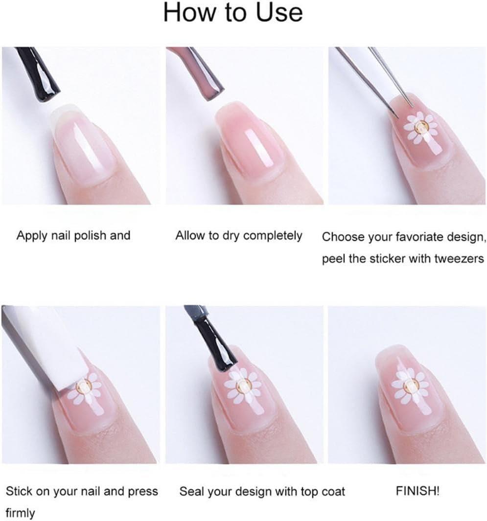 Dog Nail Sticker for Nails Art Colorful Nail Decals 5D Embossed Cute Balloon Self Adhesive Nails Art Stickers for Women Girls Kid Manicure DIY Decoration Supply Accessories