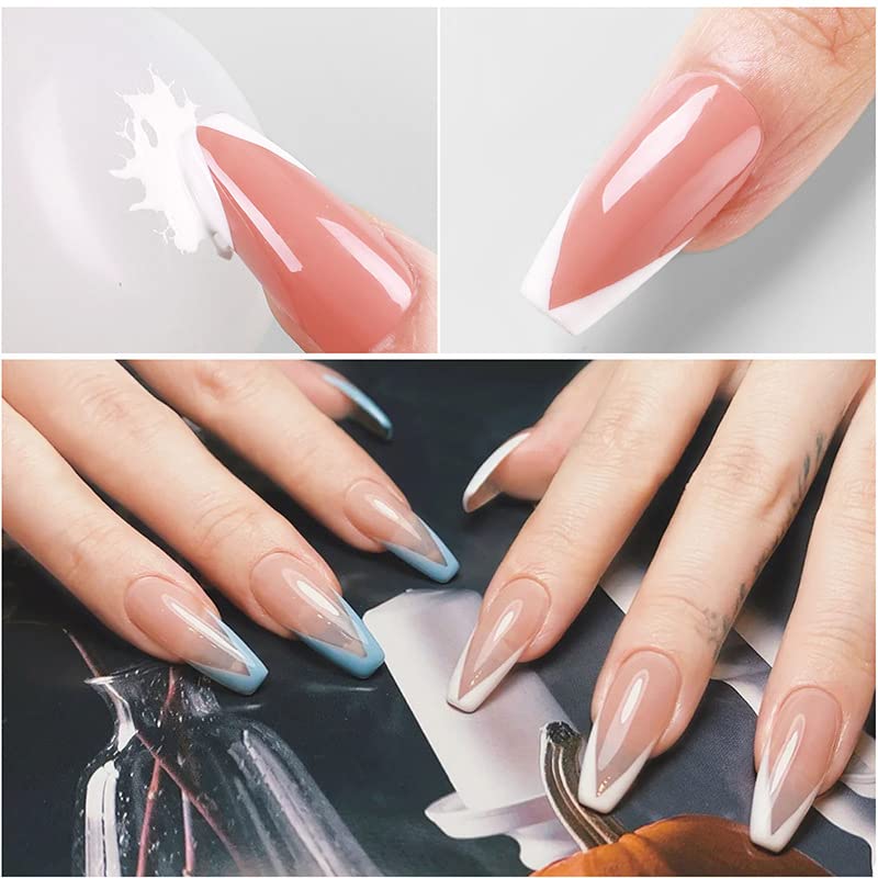 Nail Art Stamper Clear Silicone Nails Stamping Jelly with Scraper Transparent Visible Body DIY Manicure Nail Art Tool For DIY Nail Decor French Nail Manicure