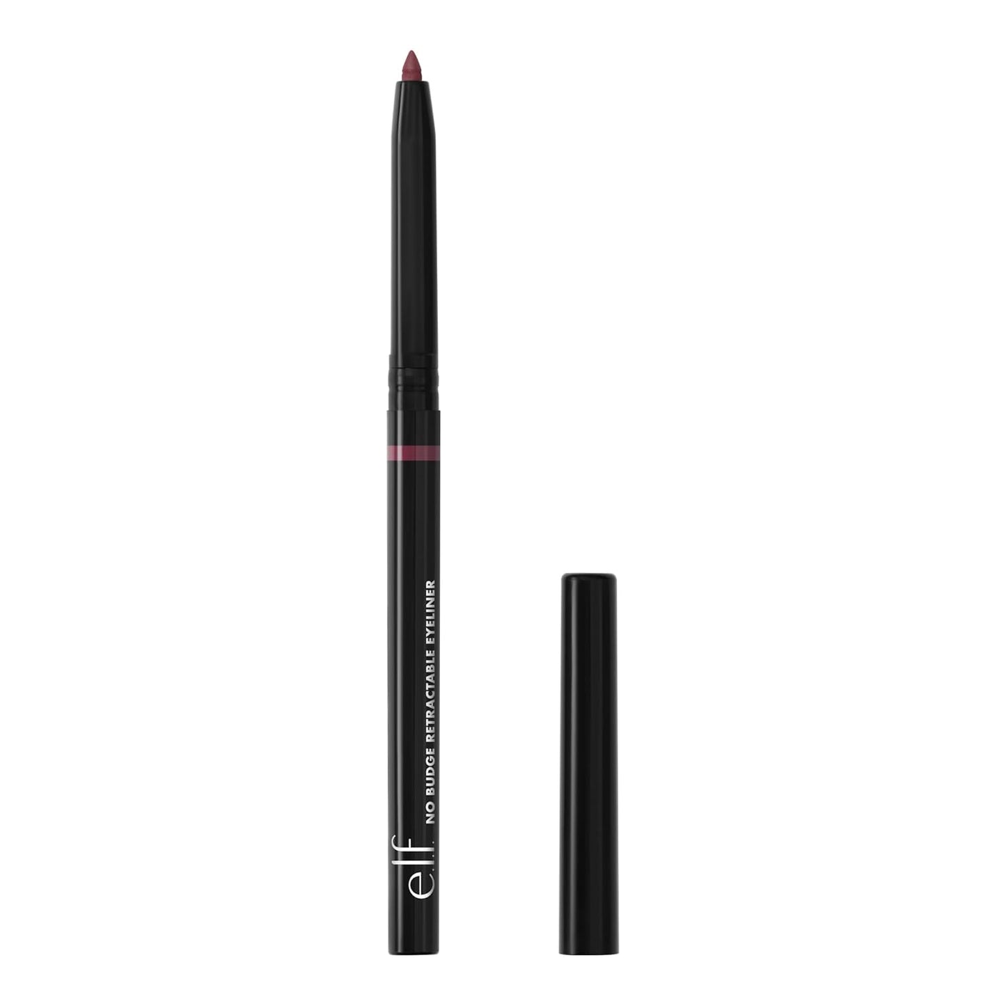 e.l.f. No Budge Retractable Eyeliner, Creamy, Ultra-Pigmented & Waterproof, Creates Bold & Defined Lines, Vegan & Cruelty-Free, Ruby