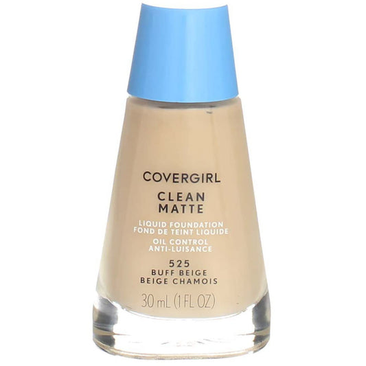 CoverGirl Clean Oil Control Liquid Makeup, Buff Beige 525 1 fl oz (30 ml)