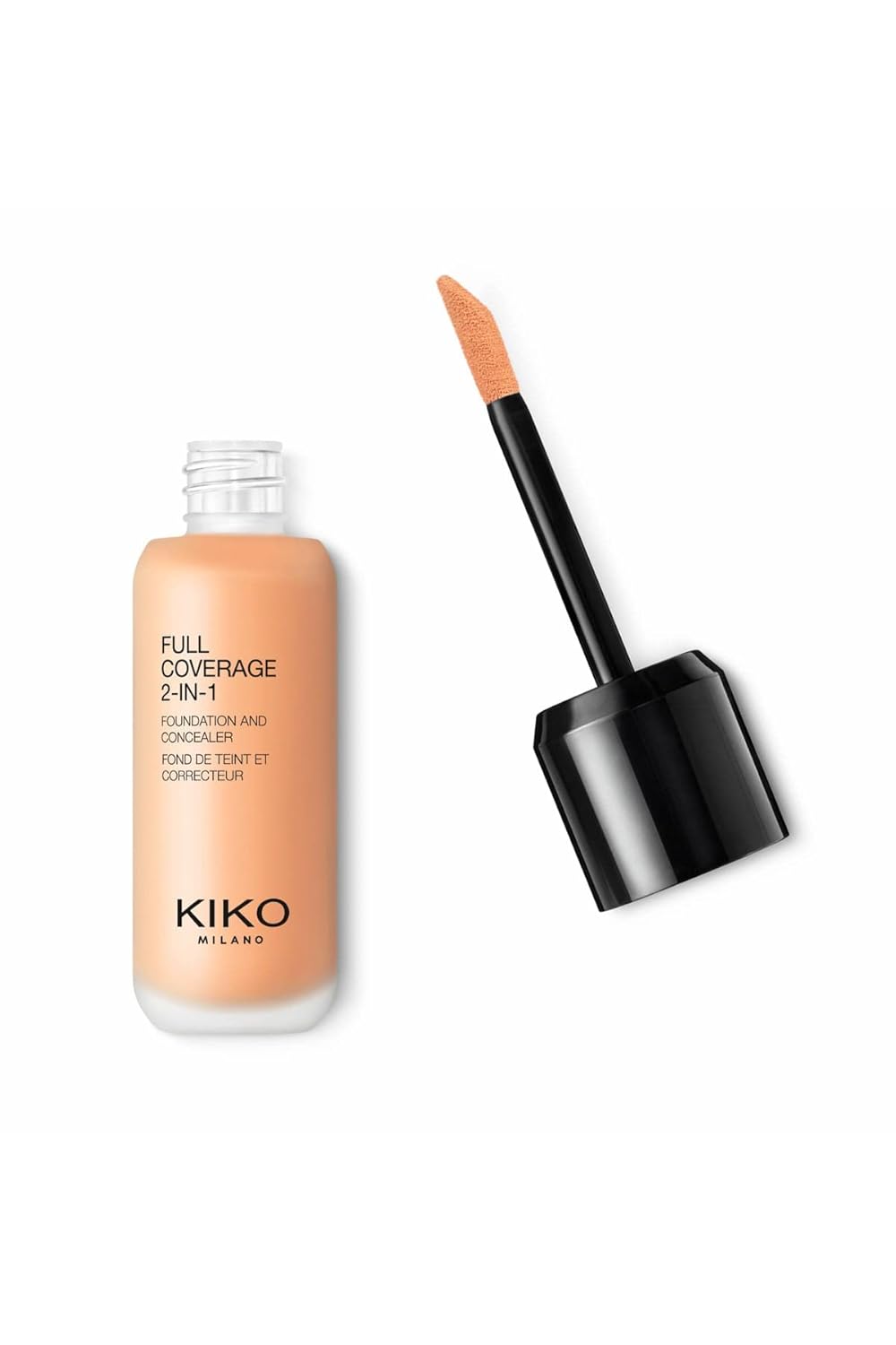 KIKO Milano Full Coverage 2-in-1 Foundation & Concealer 08 - Wb 40 | 2 In 1 Foundation And Concealer, Superior Coverage