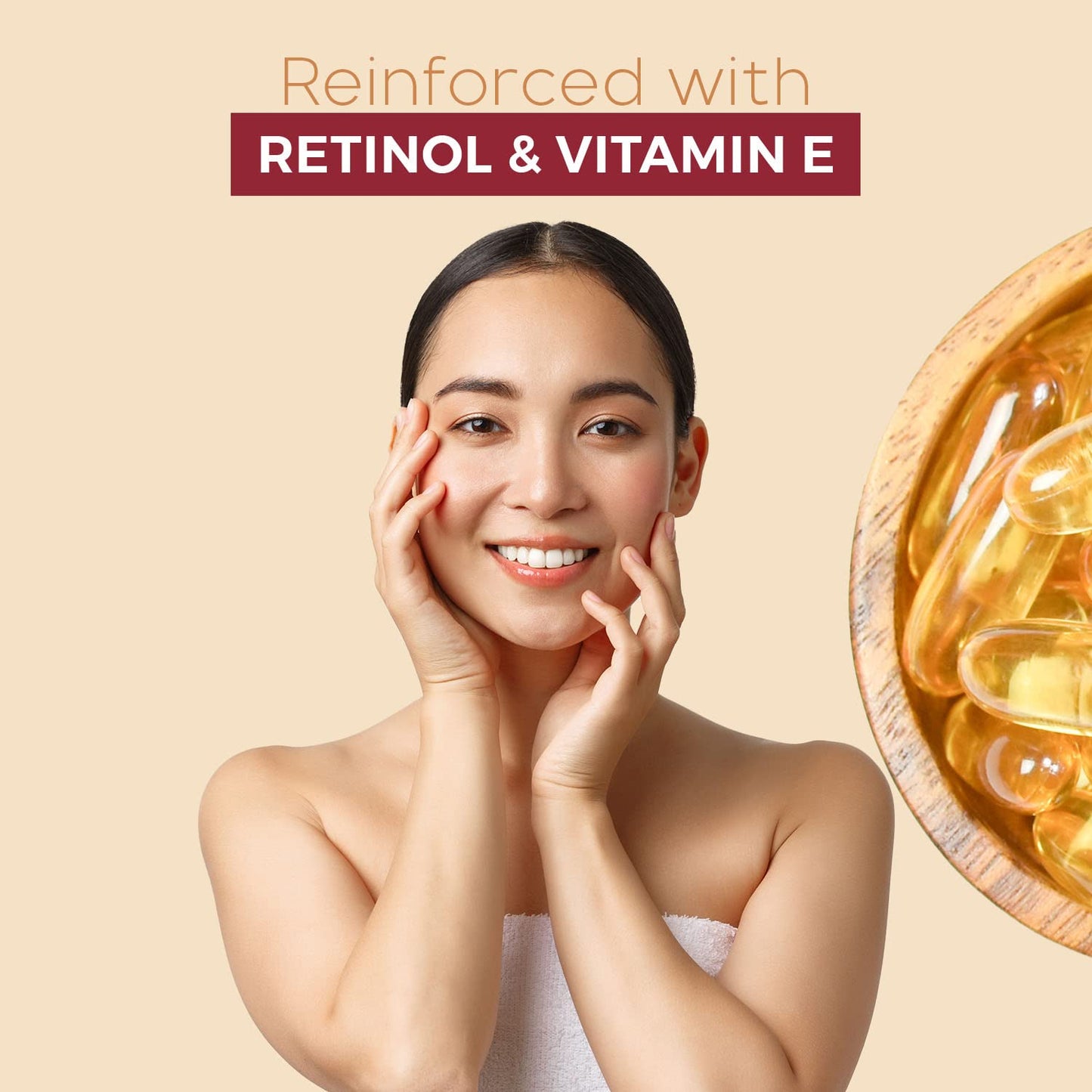 Retinol & Vitamin E Under Eye Patches - Reduces Wrinkles, Fine Lines & Eye Bags, Repairs Skin, Anti-aging Under Eye Pads - Cruelty Free Korean Skin Care For All Skin Types - 5 Pairs