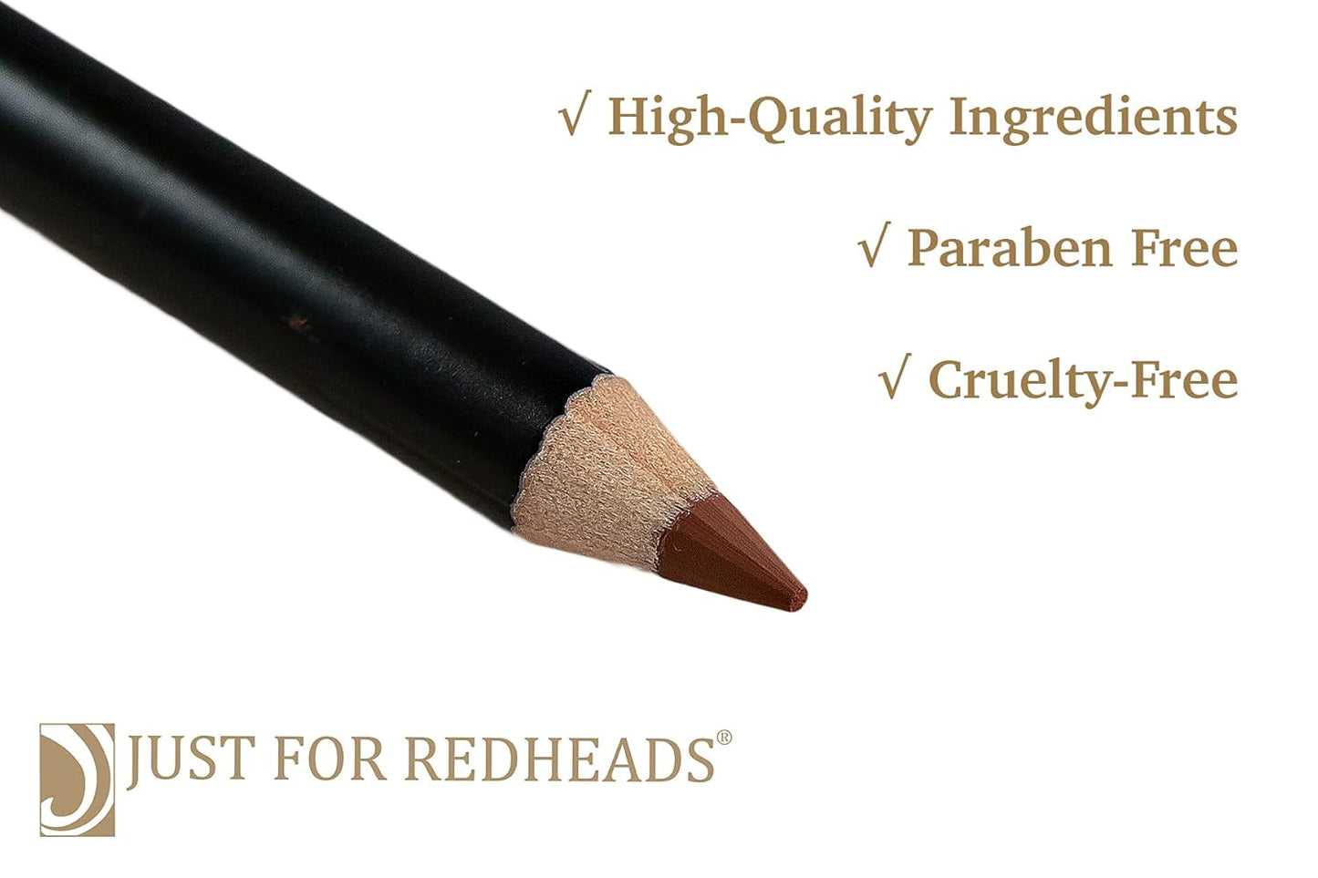 Just For Redheads Dream Brow Sticks - Eyebrow Pencil Matches Red Hair -Natural, Long-Lasting Makeup - Designed by a Redhead, for Redheads