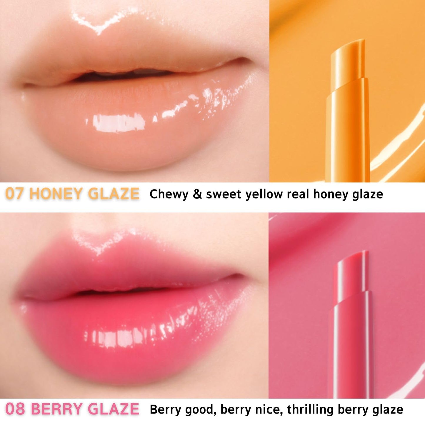 BBIA Over Glaze Stick - Lip Plumping Gloss Melting Balm Lipstick, Intensive Volume Up, High Shine & Glossy, Ultra Watery Moisturizing & Volumizing, Glowy Texture, Korean Lip Makeup (08 BERRY GLAZE)