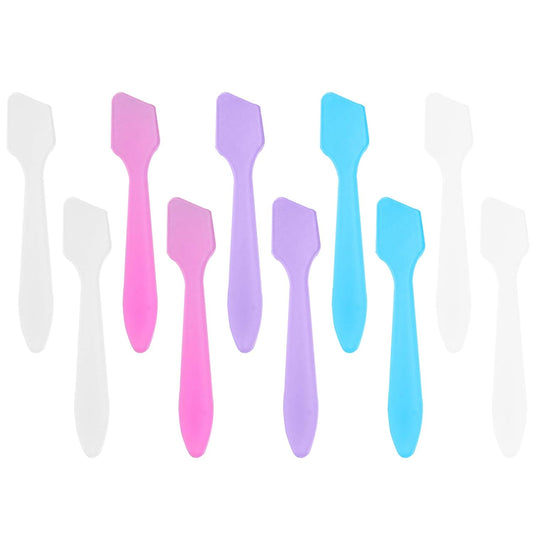 Beaupretty Cosmetic Spatula Stick 150pcs Cosmetic Spatula Plastic Stir Stick Makeup Skin Care Facial Cream Spatula Mud Stirring Rods for Mixing Resin Epoxy Cosmetic Paints DIY Crafts Making