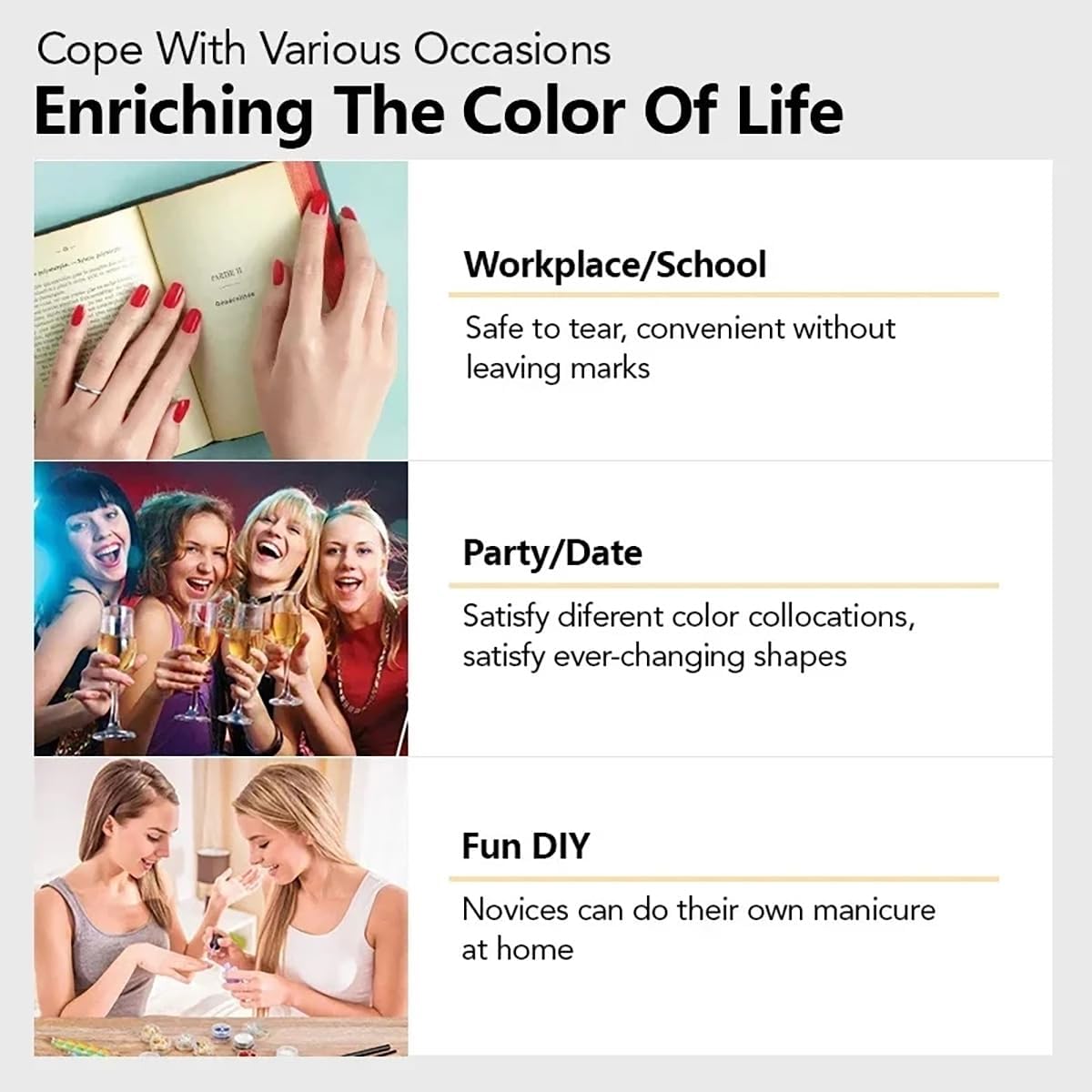 Pink Semi Cured Gel Nail Strips Stickers 16Pcs Real Gel Polish Strips Decals Solid Color Self Adhesive Long Lasting Nail Stickers for Women DIY Manicure Tips Party Nails Decoration 1 Sheets