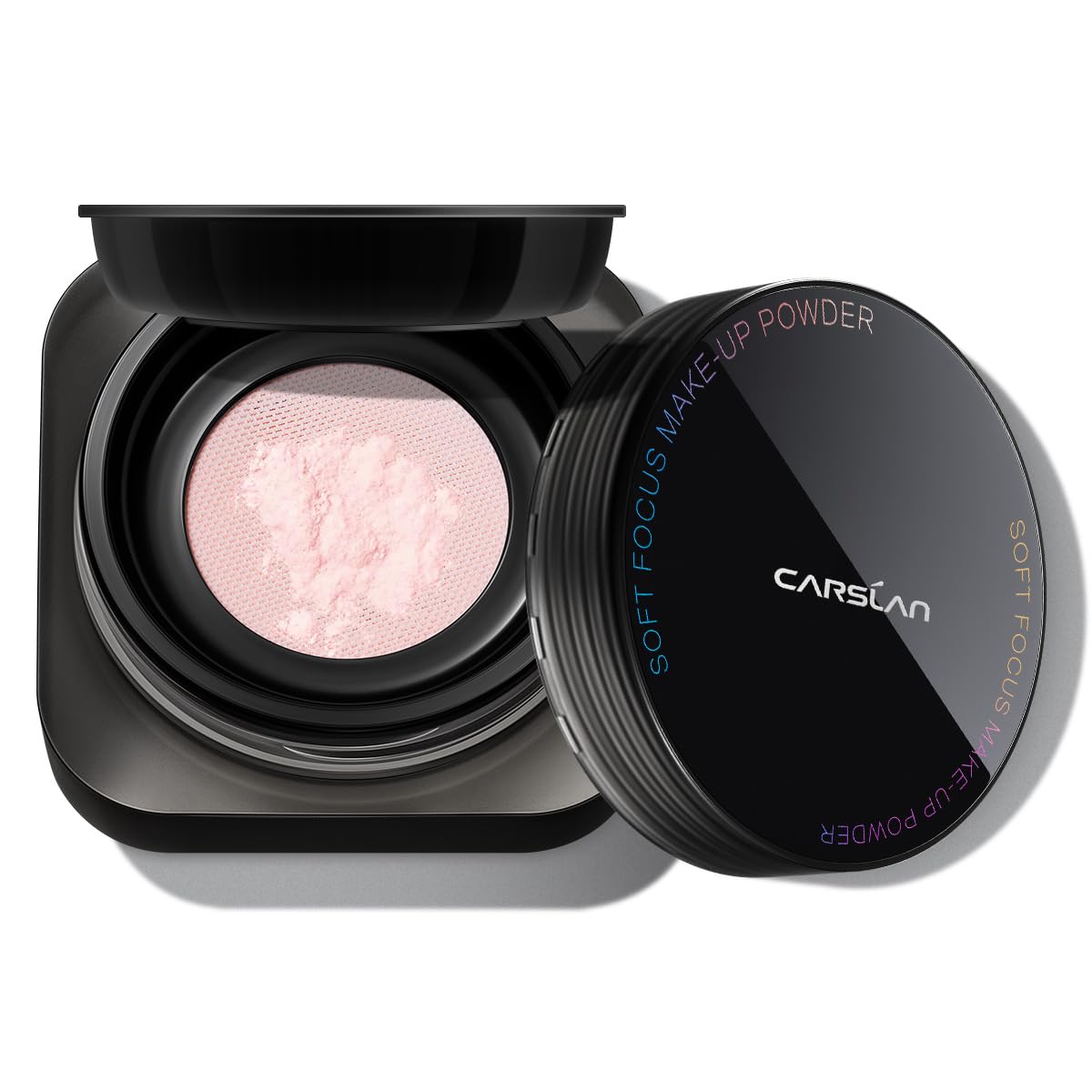 Soft Focus Loose Setting Powder, Waterproof, Matte, Oil Control, Shine Free, Talc-Free Face Powder Makeup, 24H Longwear Finishing Powder, 04 Pink