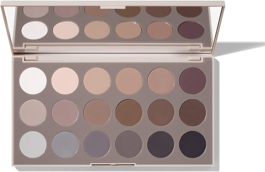 Morphe 18CT Makeup Palette - Matte Essentials Artistry Palette with Cool-Toned, All Matte Shades - Made to Build, Blend & Layer Flawlessly for Everyday, Versatile Makeup Looks (0.68 oz)