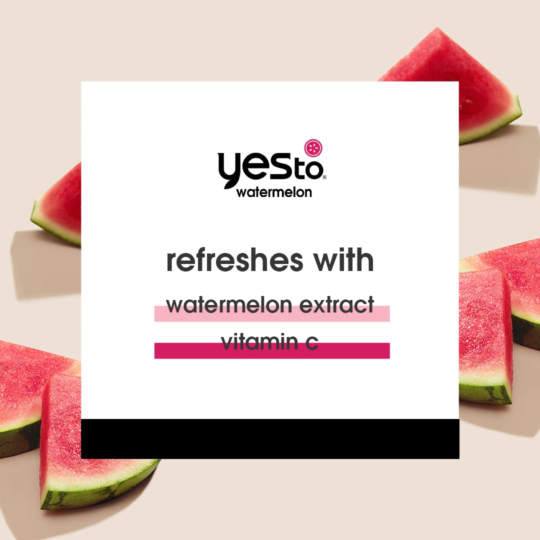 Yes To Watermelon Daily Gel Moisturizer, Skin Texture Improvement & Refreshing, Antioxidants, Sodium Hyaluronate, 1.7 Fl Oz