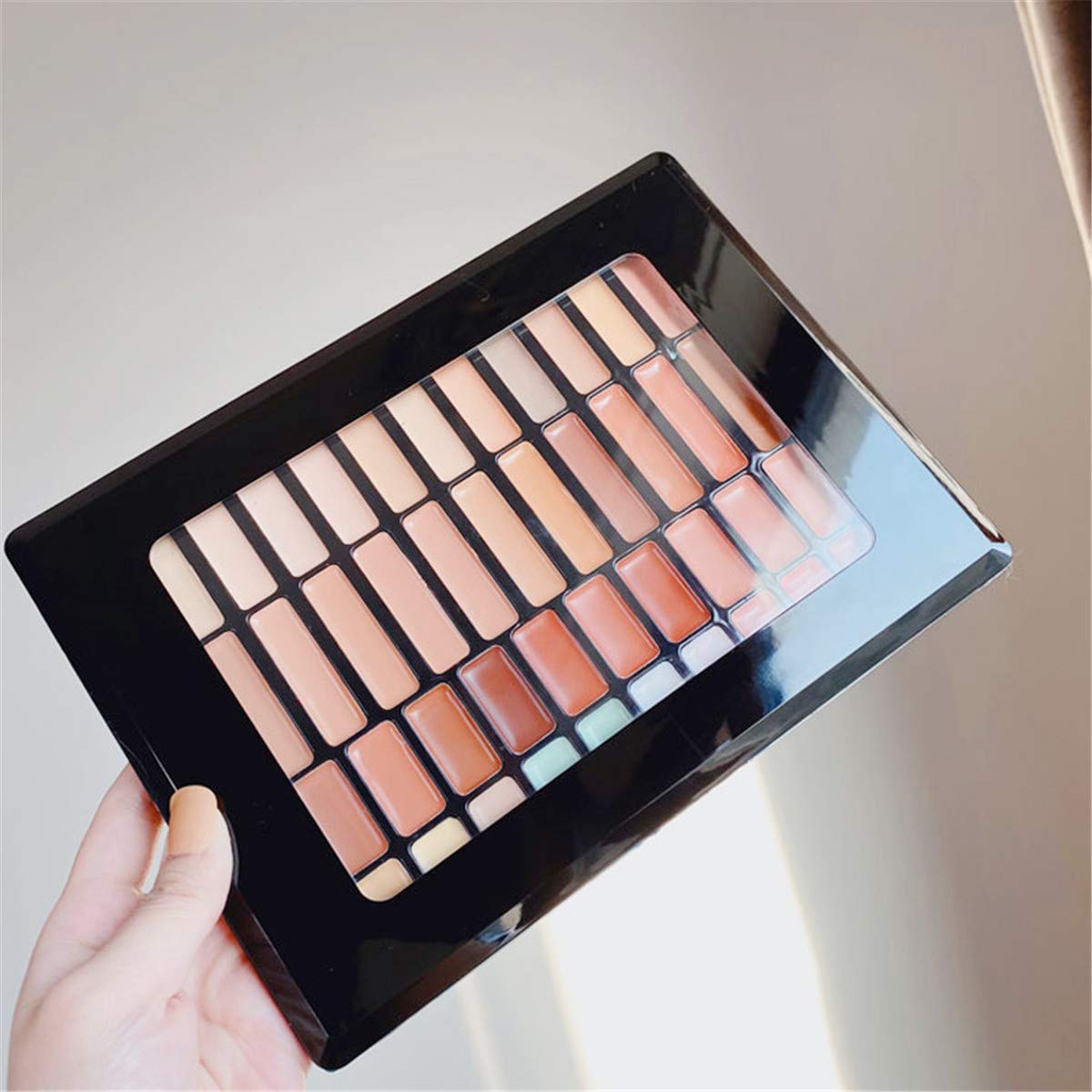 VERONNI Concealer Palette 50 Color Professional Cream Contour Makeup Cosmetic Palette Salon and Daily Use Contouring Foundation Kit (50 color concealer)