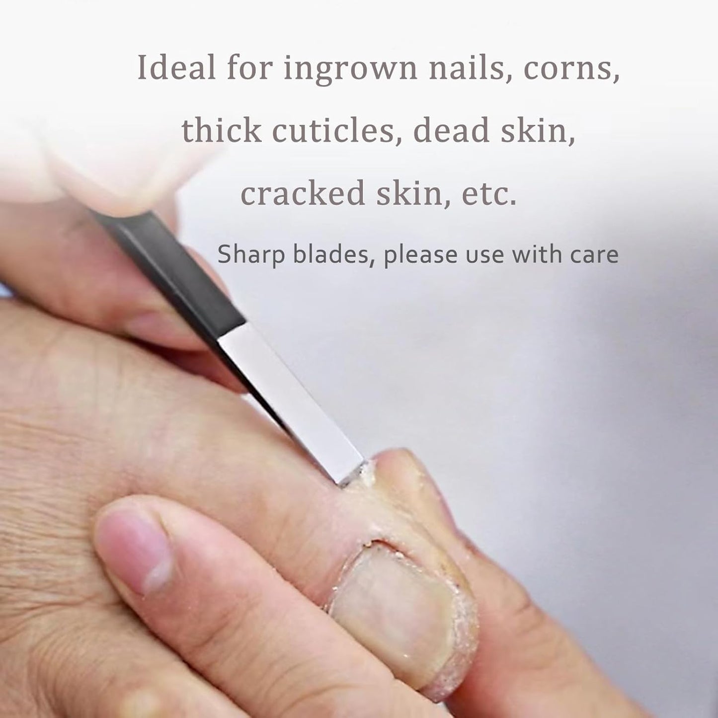 Professional Pedicure Knife Set Callus Knife for Feet Ingrown Toenail Knives Foot Care Tools Dead Skin Removal Nail Scraper File