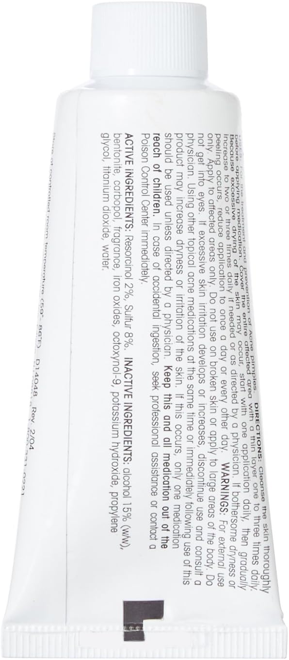 Adult Acnomel Acne Medication Tinted Cream 13 Oz - Acne Spot Treatment Cream Anti Pimple Cream for Men and Women, Clears Breakouts, Soothes Sensitive Skin Nose Cleaning Brush [Pack of 4