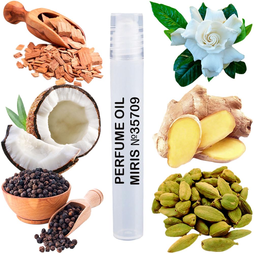 MIRIS Perfume Oil No. 35709, Inspired by Crystal Noir, Long-Lasting Women Roll-On, Rollerball 0.34 Fl Oz / 10 ml