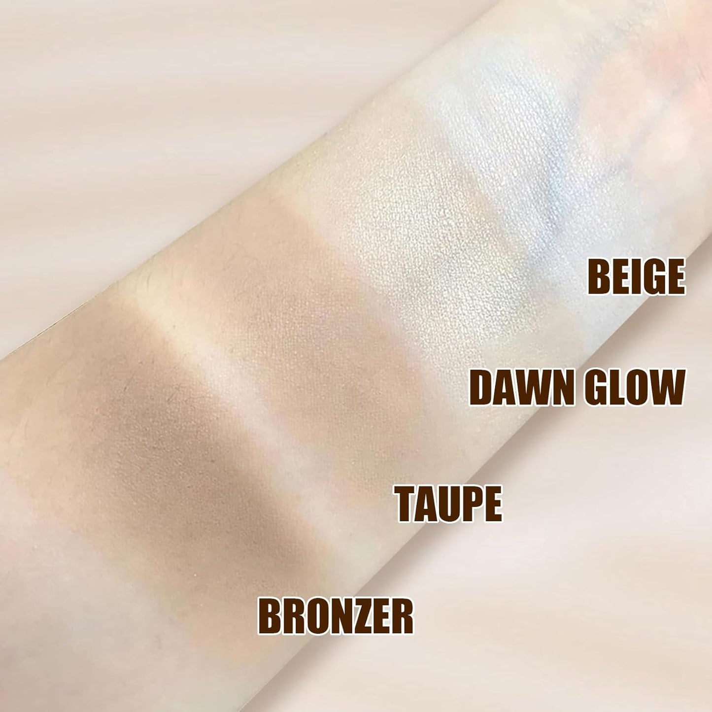 Gray Brown Contour Palette,Stereo Nose Side Shadow Matte Highlighting Shadow Finish Palette, Natural，Low Saturation Makeup Contour Face Palette