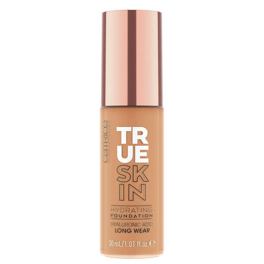Catrice | True Skin Hydrating Foundation | Lightweight Buildable Coverage with Hyaluronic Acid and Watermelon Seed Oil | Vegan & Cruelty Free (070 | Warm Caramel)
