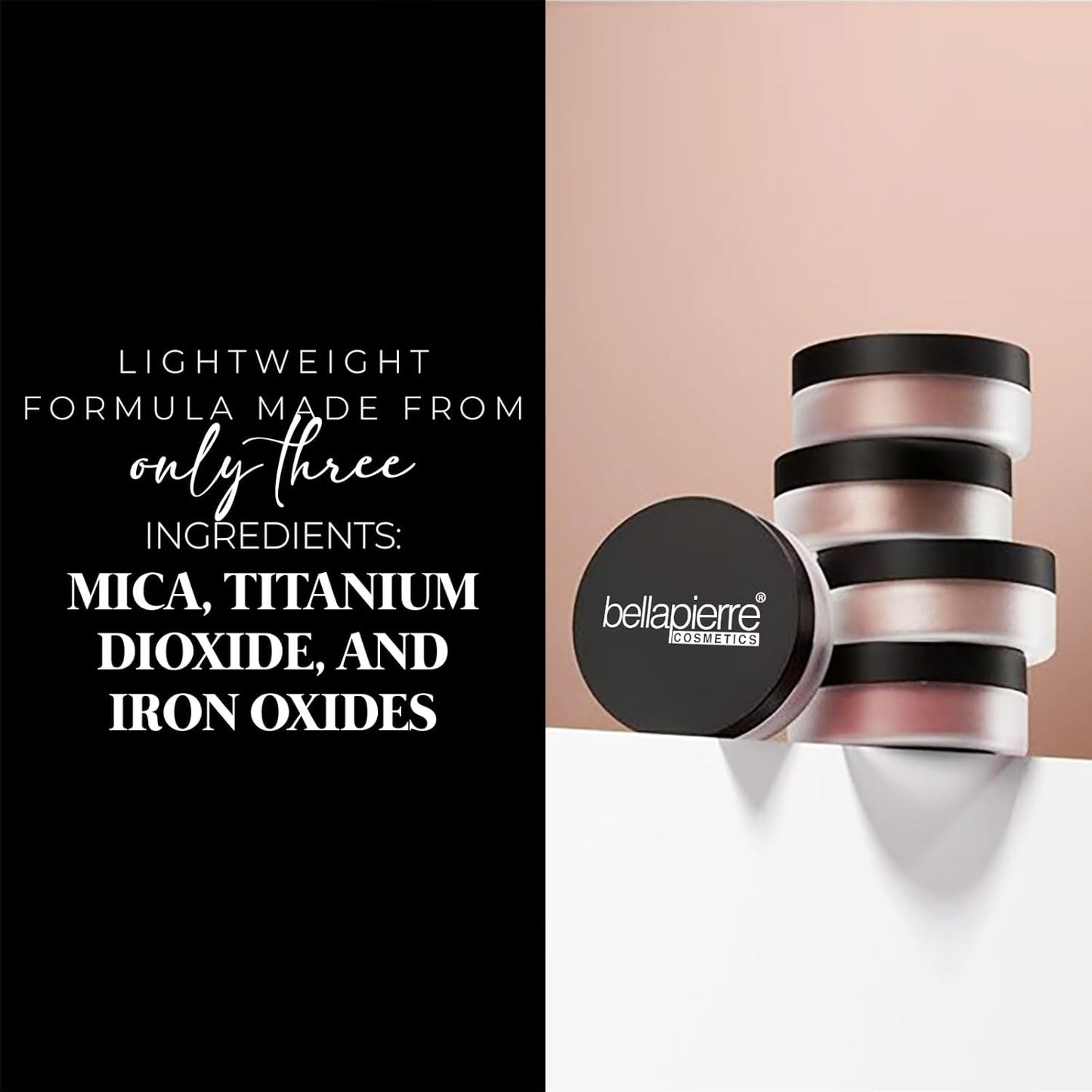 Bellapierre Mineral Blush – Loose Powder Blush, Lightweight Cheek Color, Warm Dewy Finish, Talc-Free, Hypoallergenic & Non-Toxic – 0.3 oz – Suede