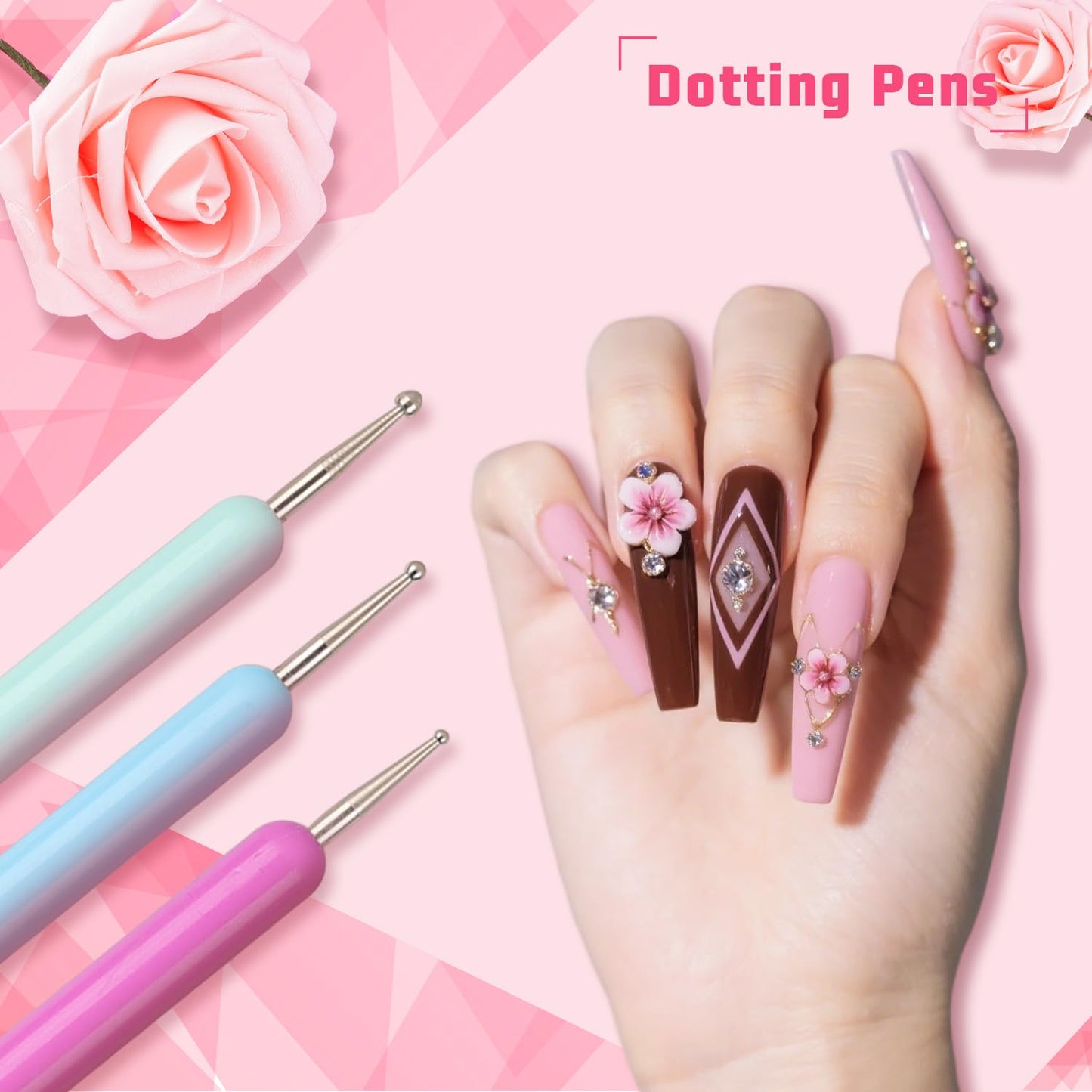 Sponge Pat Paint Nail Gel, Ombre Nails Gradient Gel Nail Blush Blooming Aura Nails Drawing Stripper Floral Painting DIY Nail Art, No Wipe, UV/LED Curing (16 Colors J)