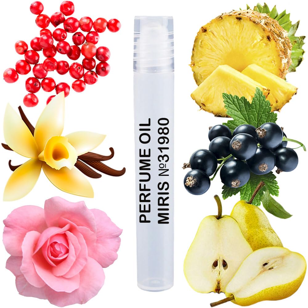 MIRIS Perfume Oil No. 31980, Inspired by Se Passione, Long-Lasting Women Roll-On, Rollerball 0.34 Fl Oz / 10 ml