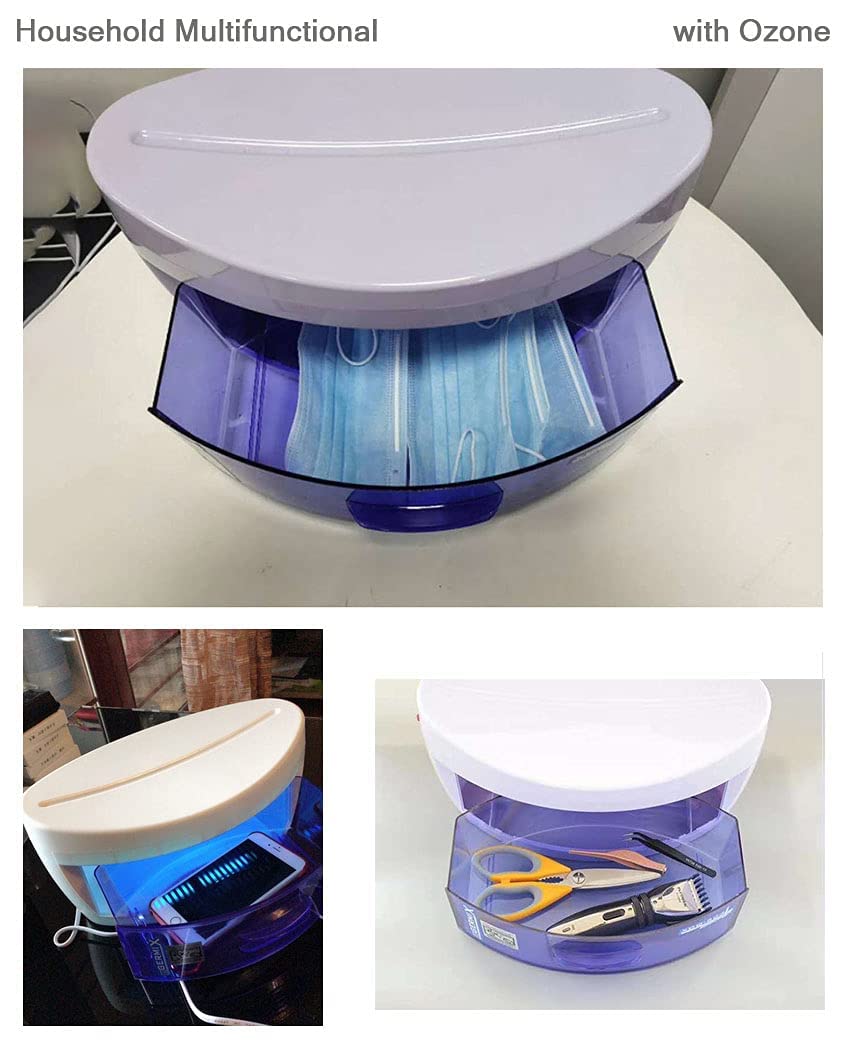 Nail Tool Sterilizer Box Multipurpose UV Light Clean Box Towel Cabinet,for Tweezer Towel Baby Bottles,Toothbrush, Nail Art Equipment Tool,Mobile Phone,Barber Tools