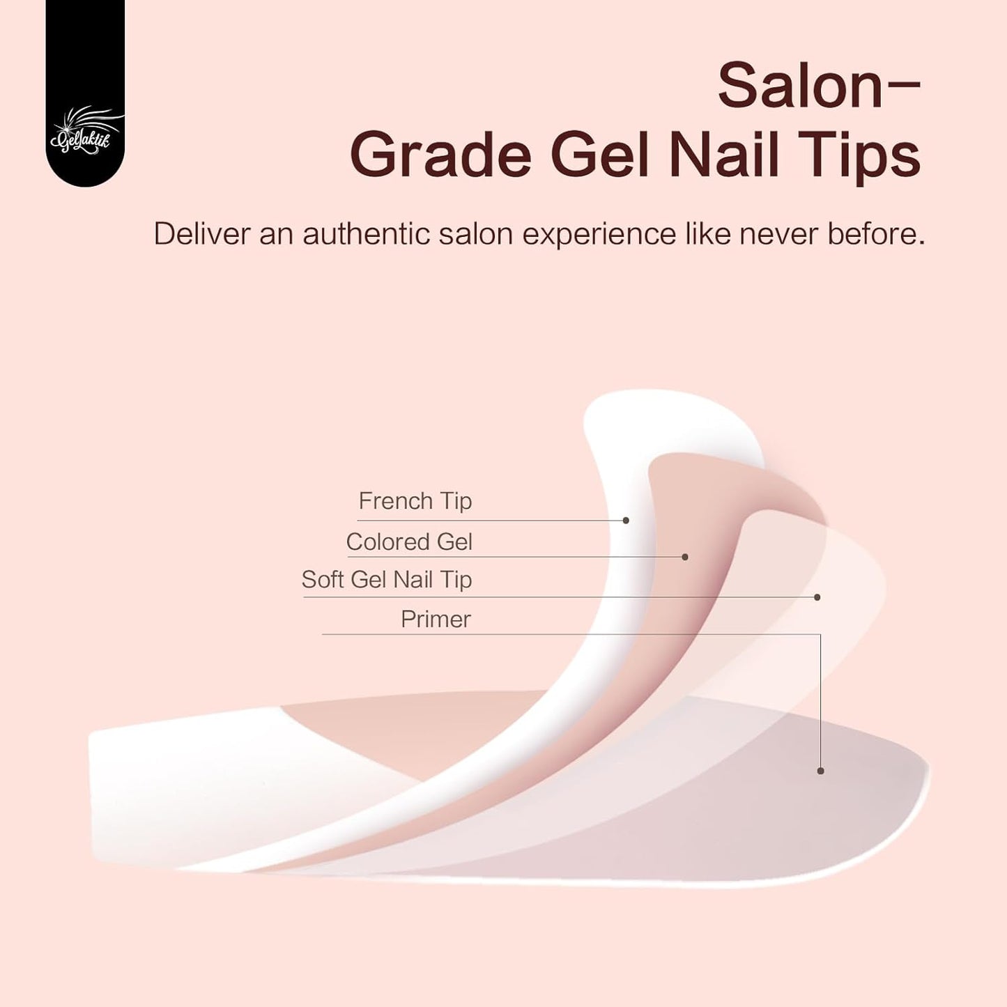 French Tip Press on Toenails 144PCS with 4 Strips, 18 Sizes Pink Fake Nails - No Need to File, Pre-applied Primer, Short Square Toe Nails Kit for Women Pedicure & Gift