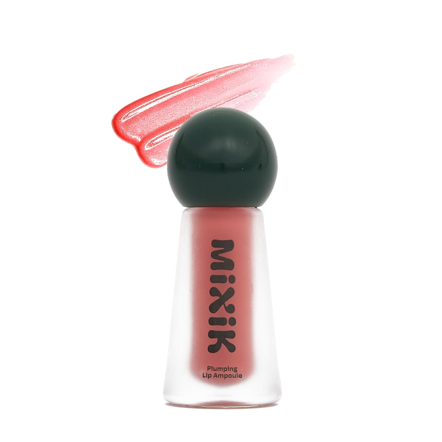 MIXIK Plumping Lip Ampoule, Hydrating Lip Gloss Plumping Ampoule made with Shea Butter & Argan Kernel Oil leaving Lips Plump, Smooth and Glossy, promotes Vibrant High-Gloss Plump Lips (Apricot Plump)
