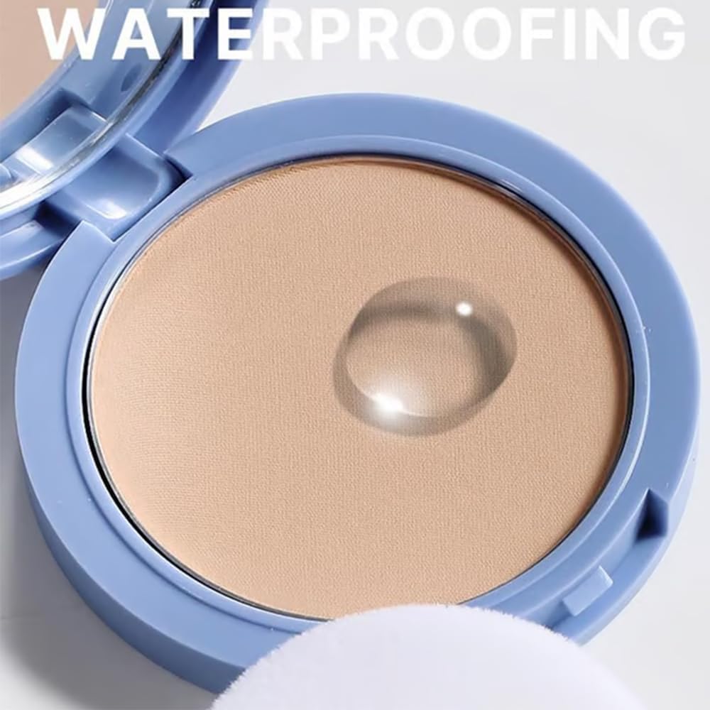 Beauty Powder Cake For Makeup Hold, Face Powder Waterproof Sets Makeup, Matte Perfection Pressed Powder, Long Wearing, Oil & Shine Control for All Skin Tones (#4, 1)
