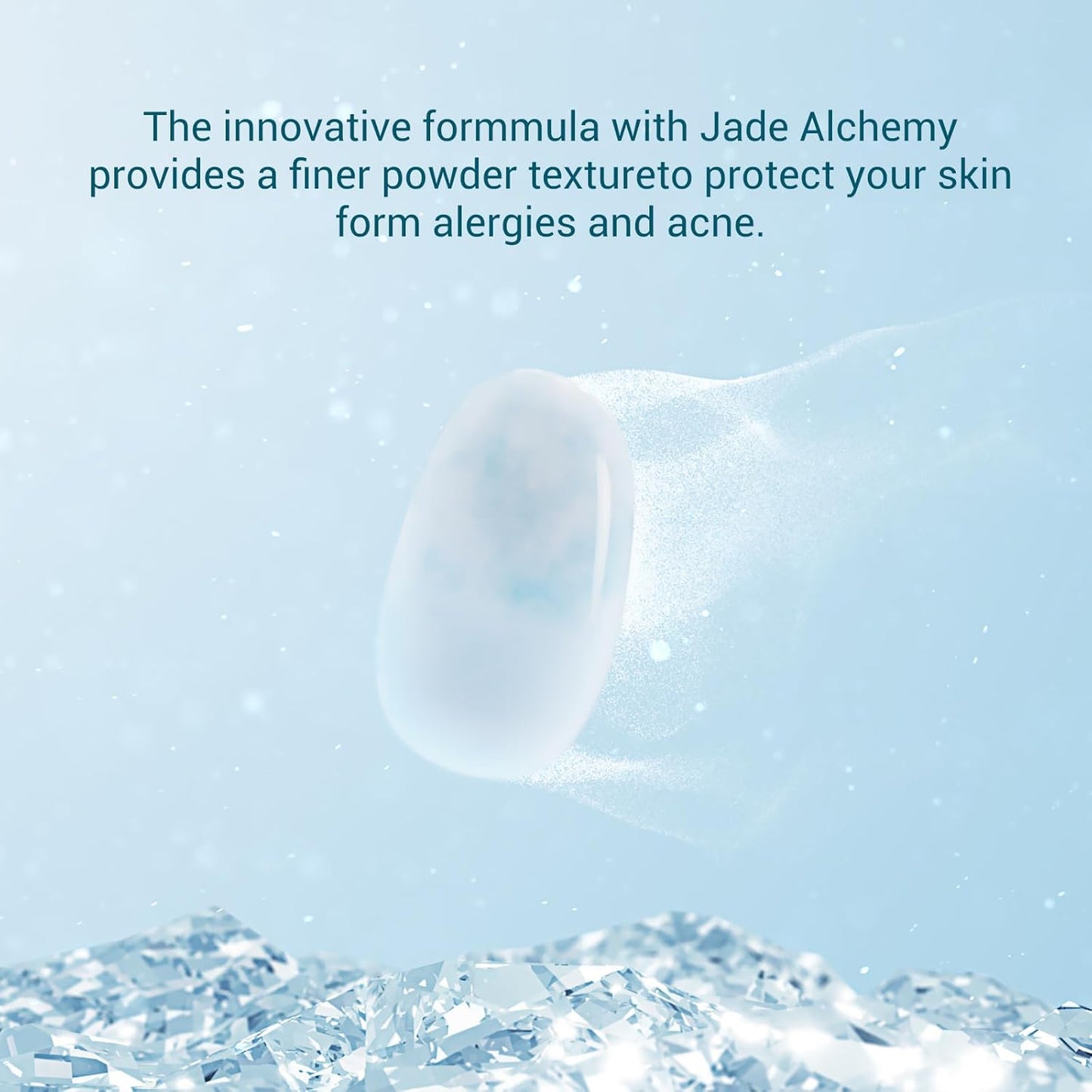 FLORASIS Breathable Loose Setting Powder, Flawless Jade Lightweight Long-Lasting Makeup Powder for Face (09 Ocher)