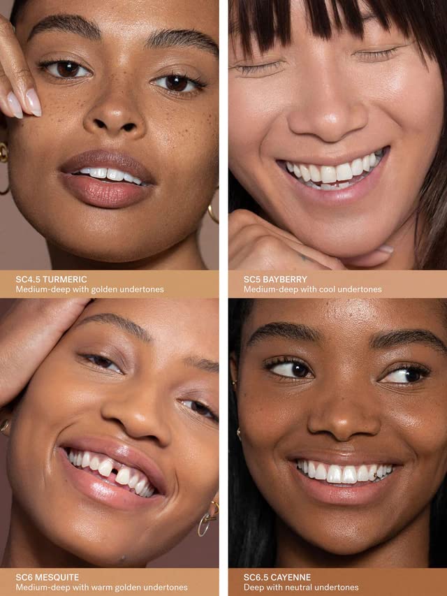 ILIA - True Skin Serum Concealer | Non-Comedogenic, Cruelty-Free, Vegan, Safe For Sensitive Skin, Reduces Appearance of Dark Circles + Blemishes (Turmeric SC4.5, 0.16 oz | 5 ml)