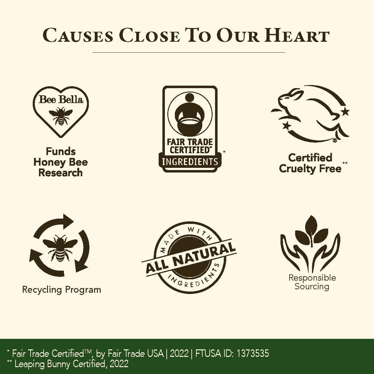 Bee Bella Lip Balm, Vanilla Bean, 3 Pack, Moisturizing Lip Care, 100% Natural, Original Organic Beeswax with Vitamin E, Handmade in USA