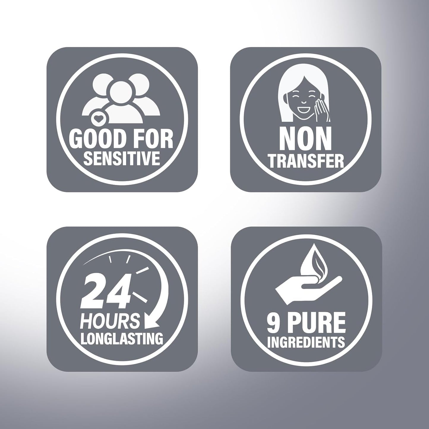 2.0 Black Magnet Soft Focus Powder, Waterproof Translucent Pressed Setting Powder, 24H Longlasting Talc-Free Face Powder, Oil Control Compact Makeup,03 Blue Purple For Sensitive Skin, 0.28Oz