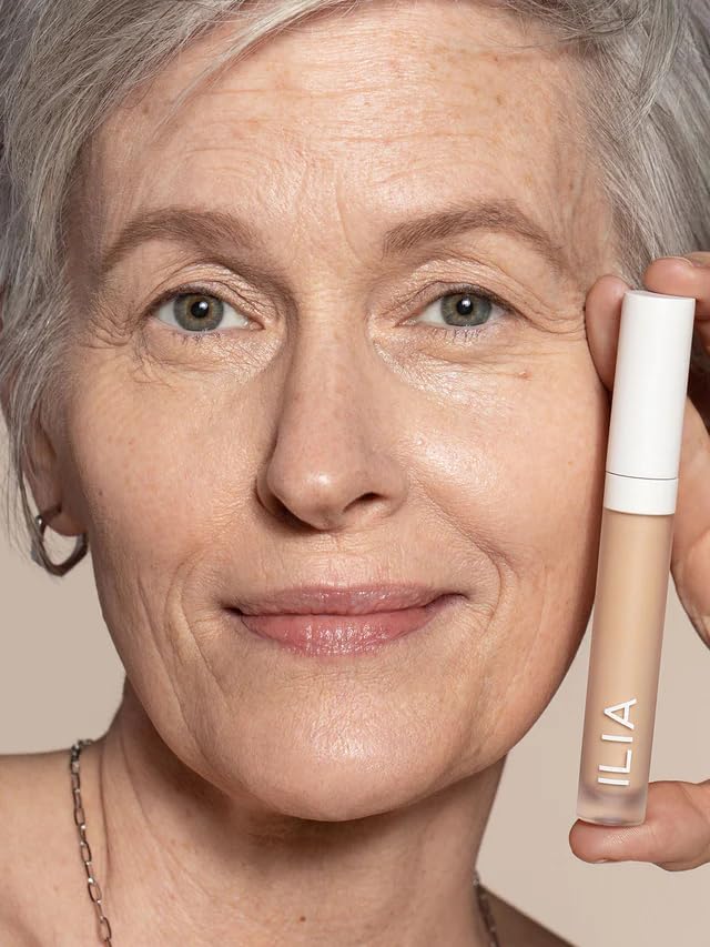 ILIA - True Skin Serum Concealer | Non-Comedogenic, Cruelty-Free, Vegan, Safe For Sensitive Skin, Reduces Appearance of Dark Circles + Blemishes (Burdock SC1.75, 0.16 oz | 5 ml)