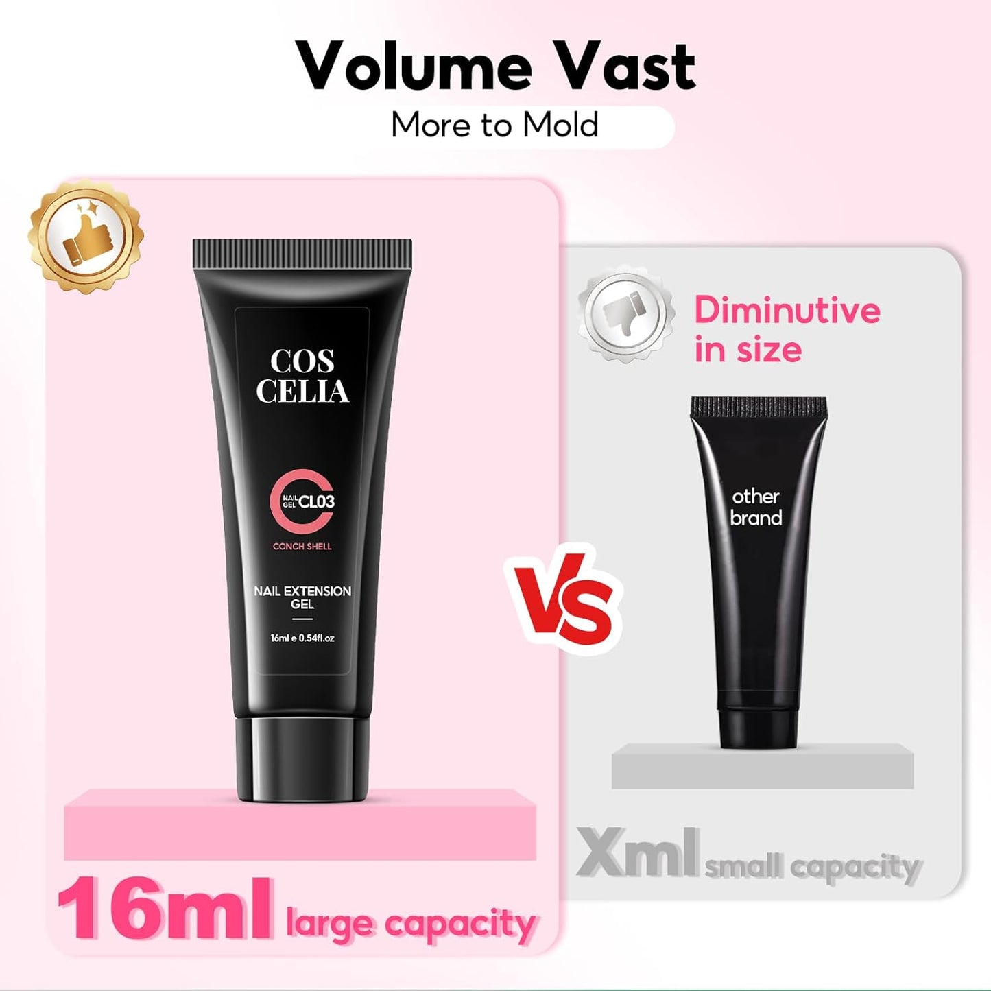 COSCELIA 41pc Poly Nail Gel Kit Starter Kit16ML 12 Colors Nail Extension Gel Kit with Lamp Light for Beginners with Everything Nail Thickening Solutions Gifts for Women