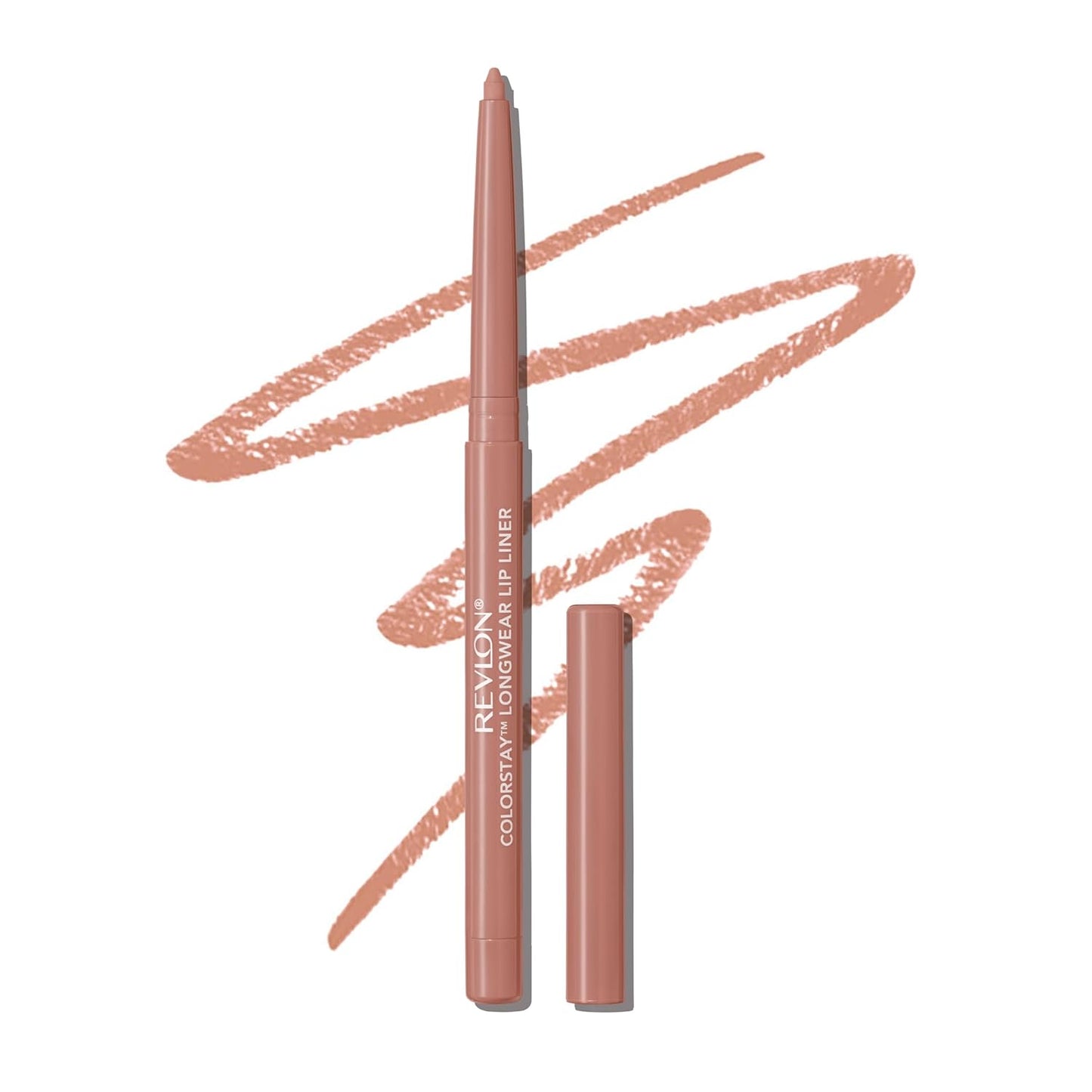 Revlon Colorstay Lip Liner Makeup with Built-in-Sharpener, Longwear Rich Colors, Smooth Application, 685 Natural, 0.01 oz