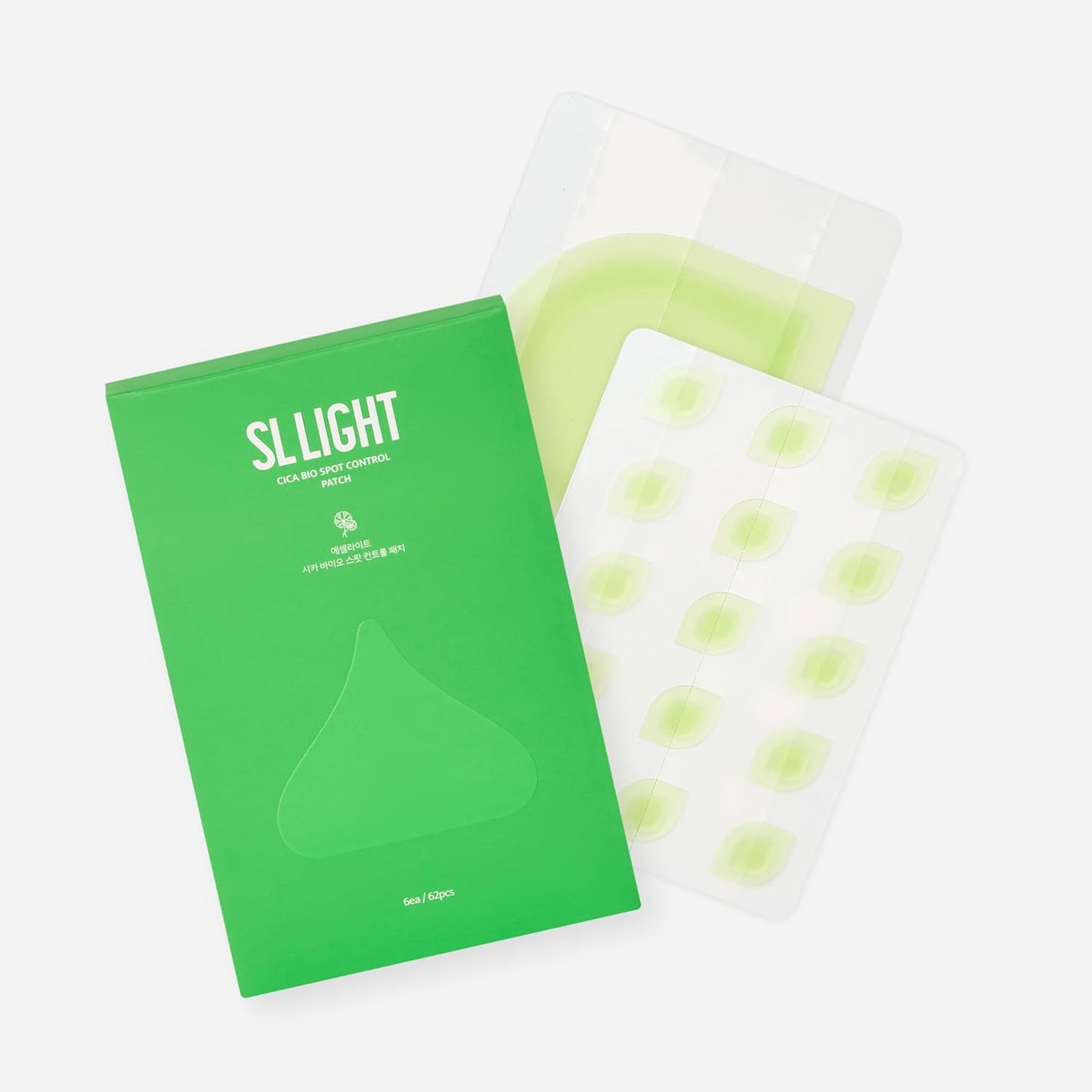 Cica Bio Spot Control Patch (1 Box, 62pcs) | Soothing Acne Patch for Redness & Blemishes | With Cica, Niacinamide & Tea Tree | Gentle for Sensitive Skin | Korean Skincare