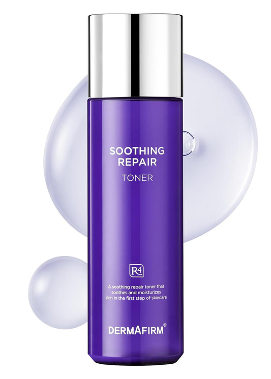 Soothing Repair Face Toner R4 | Hydrating Moisturizing & Soothing Toner for Skin Troubles w/Eucalyptus, Peptide & Collagen | Gentle for All Skin Types No Animal Trials No Paraben 6.76 fl oz