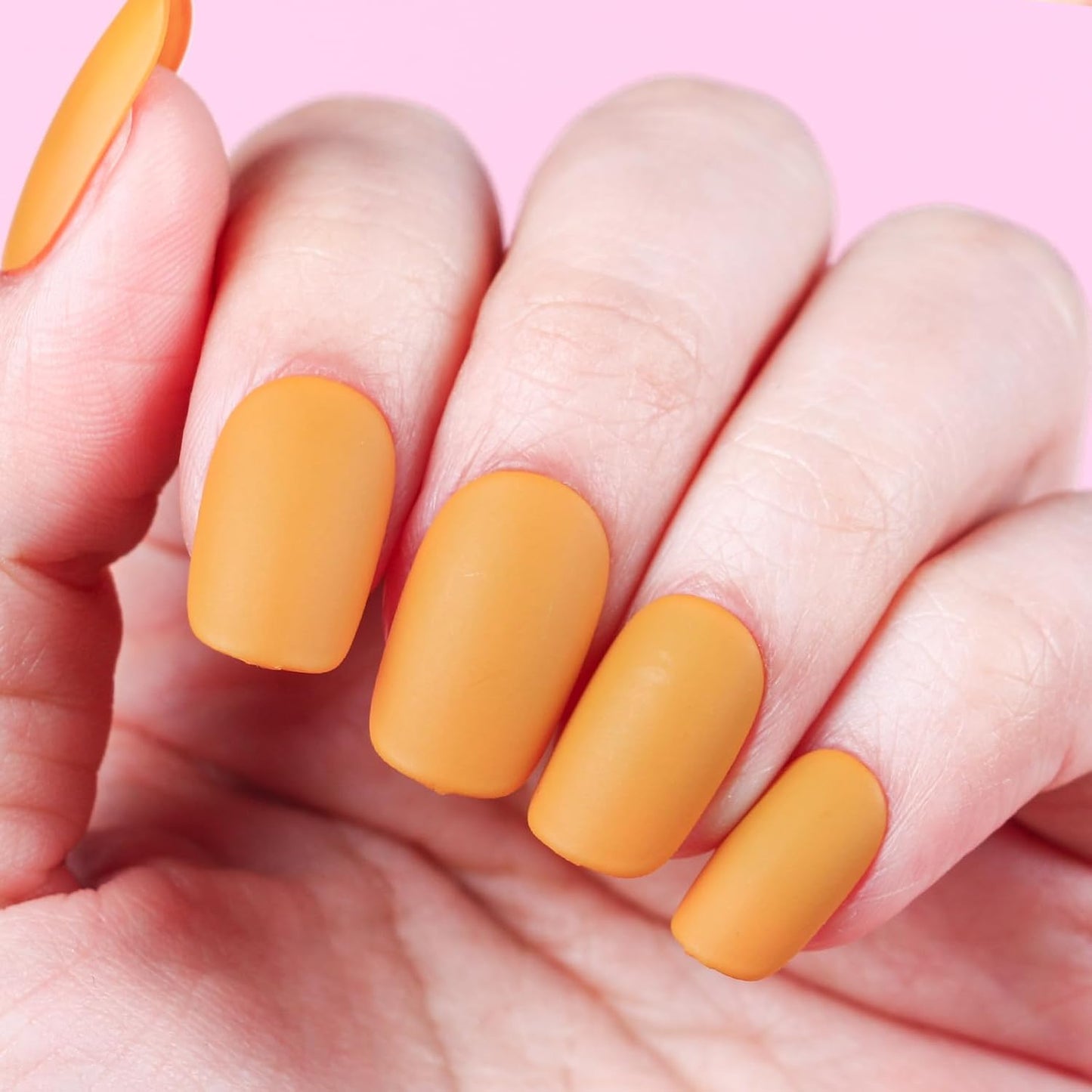 Matte Nail Polish Quick Dry Nail Lacquer for Nail Art Varnish, Mist Effect Matte Finish Velvet Nail Polish, 0.35 fl oz (Egg Yellow-02, 10 ML)