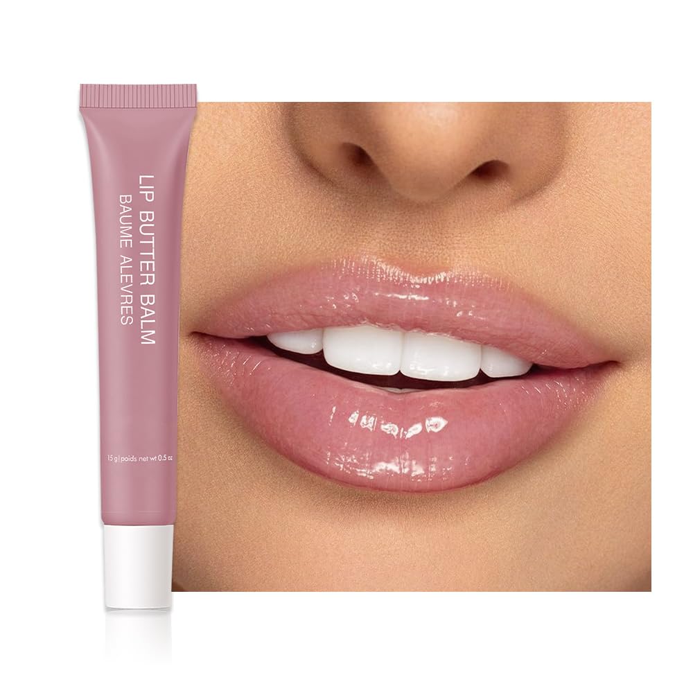 1Pcs Tinted Lip Balm Serum Makeup, Squeeze Hydrating Tint Lips Balms Serum Cosmetic, Women Care Glossy Nourishing Plumping Lip Stain Gloss Lipstick, Suitable for dry lips, Long-Lasting Color 05