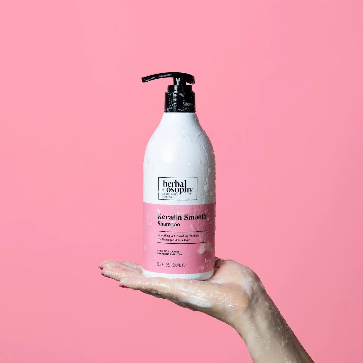 Keratin Strength Shampoo & Conditioner Set, Gluten-free, Sulfate-free, Paraben-free