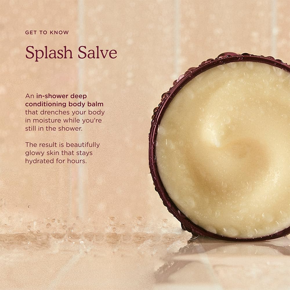 HANNI Splash Salve Body Mask, In-Shower Moisturizer with Coconut, Jojoba, Shea Butter & Glycerin, Deep Conditioning for All Skin Types, 250 mL / 8.8 oz