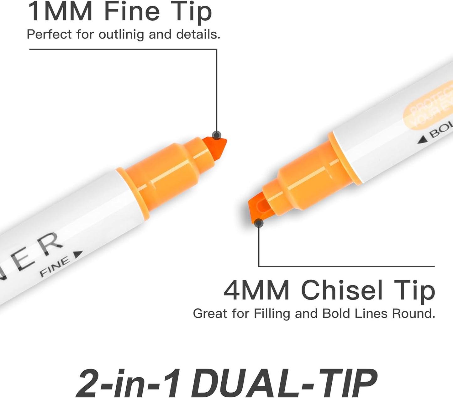 Highlighters Assorted Colors, 12 Pack Dual Tip Aesthetic Highlighter Markers No Bleed Perfect for Bible and Journaling