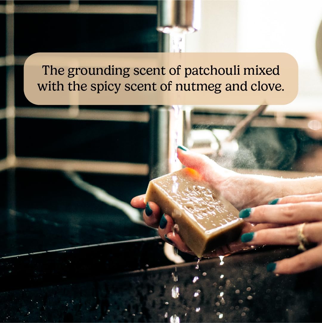 Pacha Soap Co. Bar Soap, Fan Favorites, 5-Pack (4 oz ea) - Almond Goat’s Milk, Dirty Hippie, Charcoal, French Lavender, & Golden Chai - Premium, Handcrafted, Hydrating, Soothing Essential Oils