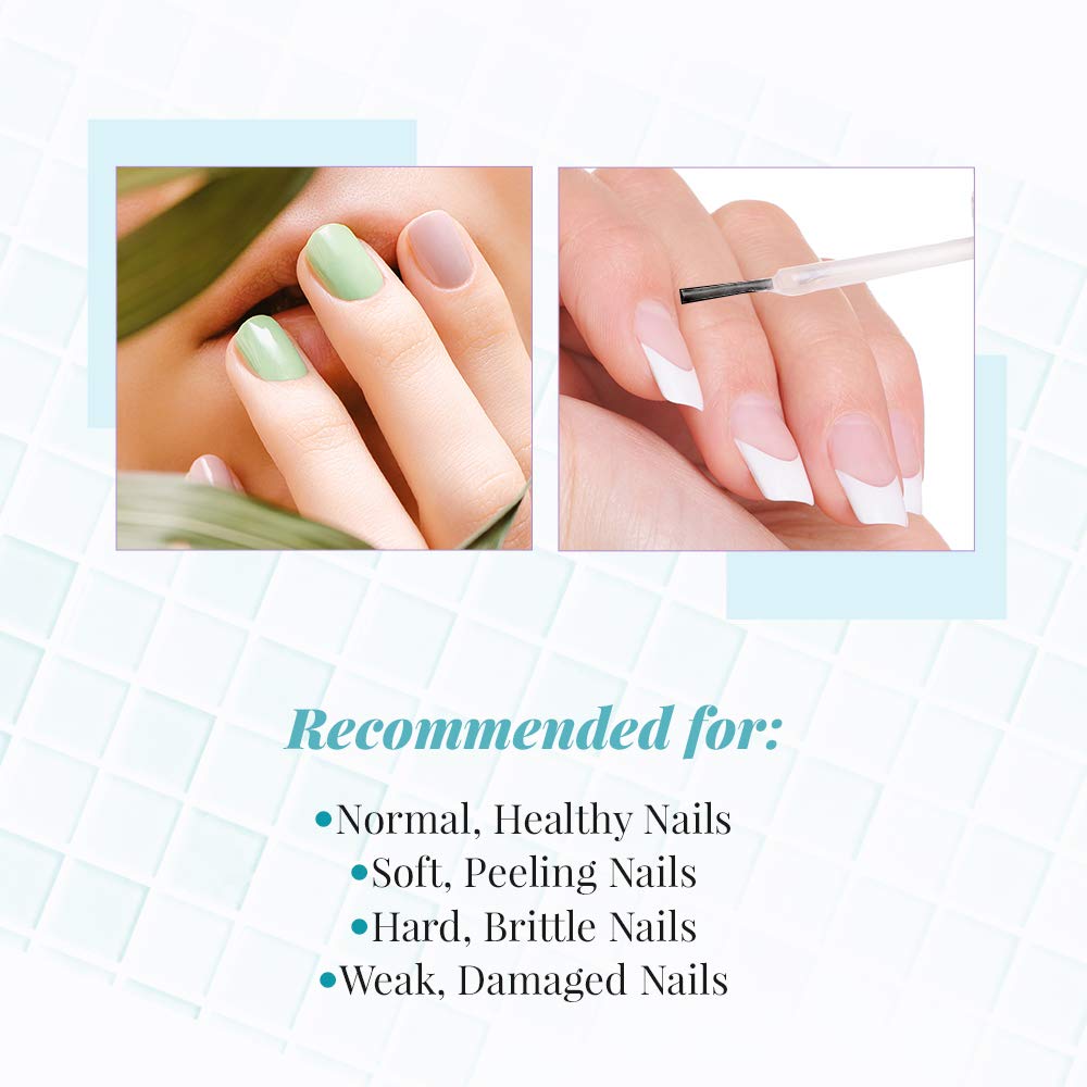 Nail Tek Quicken Quick Dry Top Coat Nail Polish for All Nails Types, 0.5 oz, 2 Pack