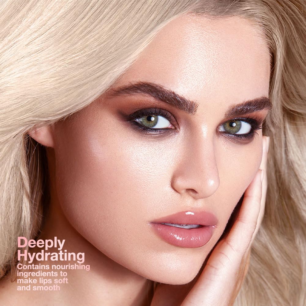 Honey Tinted Lip Balms Lip Stain, Sheer Hydrating Lip Skin Tint, Gloss Balm Moisturizing Lip Color for All Skin Tones, Nourishing Lip Balm with a Hint of Natural Black Cherry Tint (Pink)