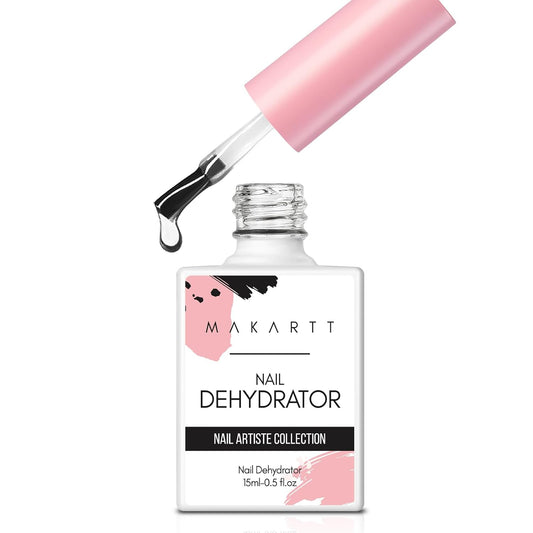 Makartt Nail Dehydrator: 15ML Acid-Free Prep for Acrylic Nails, Gel Polish, and Dipping Powder, 0.5oz Fast-Dry Professional Base for Manicure & Pedicure Use